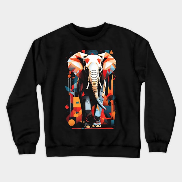 GRAPHIC ELEPHANT Crewneck Sweatshirt by HENZIK